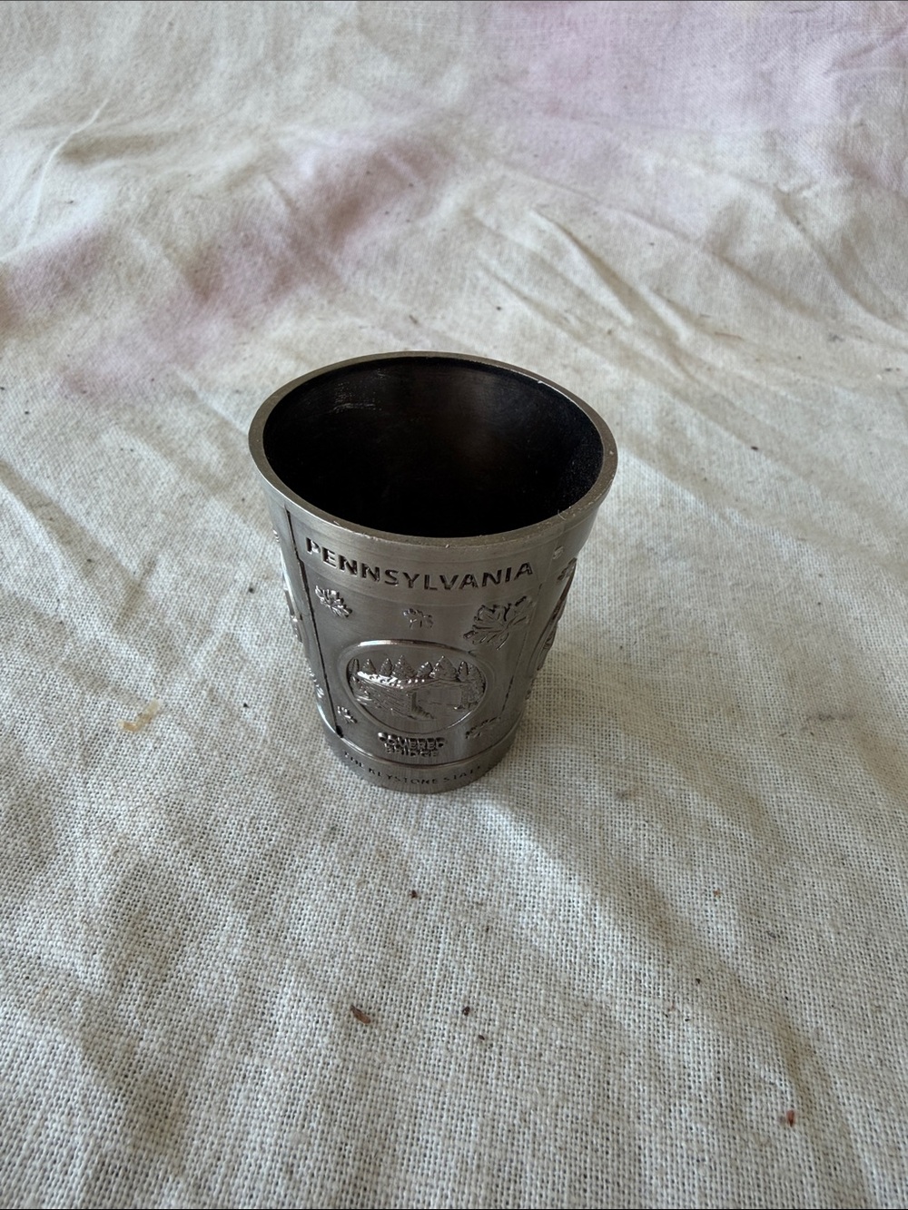 Pennsylvania Pewter Collector Shot Glass – Silver Finish